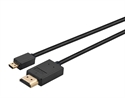 Изображение BlueNEXT HDMI to Micro HDMI Cable Ultra Thin Copper Wire Support 1080p 2k 4k 3D