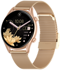 BlueNEXT Large screen dual-mode (gold) call blood oxygen watch