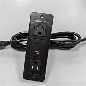 Picture of Blue Next US standard embedded desktop bedside socket USB US standard TYPE-C fast charge PD20W American power strip socket
