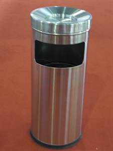 Image de New Stainless Steel Ashtray Bin