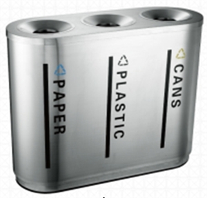 Boxin New Style Stainless Steel Classify Trash Can