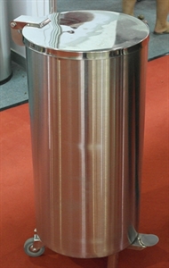 Image de Stainless Steel Dust Pedal Bin