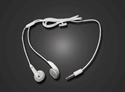 Picture of PSP3000 #132 original white  black earphone without packing
