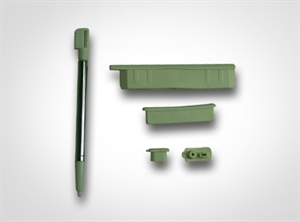 Picture of NDS lite rubber plugs kit  retractable stylus