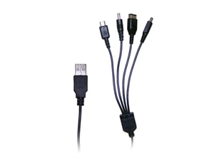 Image de NDSi/DSL/GBA SP/NDS/PSP recharge cable