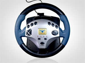 Image de PS2 steering wheel with shock