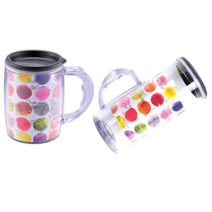 DOUBLE WALL PLASTIC MUG