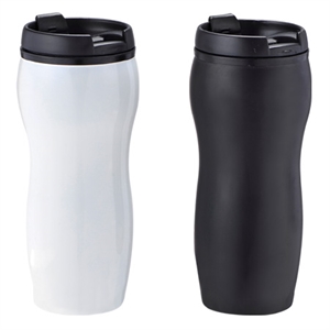 Image de PLASTIC INNER AND STAINLESS STEEL OUTER MUG