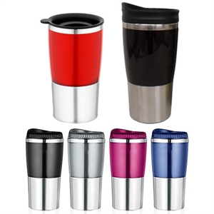 Picture of STAINLESS STEEL INNER PLASTIC OUTER MUG