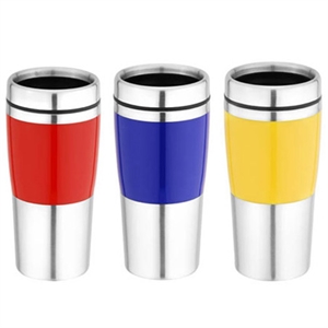 Image de STAINLESS STEEL INNER PLASTIC OUTER MUG
