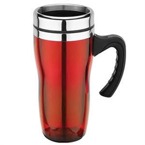 Image de STAINLESS STEEL INNER PLASTIC OUTER MUG