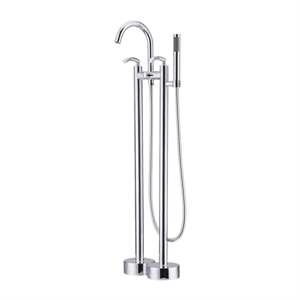 Picture of Floor type double handle bahtub mixer