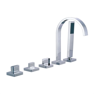 Picture of Double handle bathtub mixer