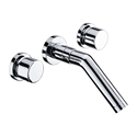 Picture of Double handle in-wall washbasin mixer