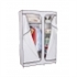 Picture of Ikea Assembly White And Black Canvas Wardrobe Closet