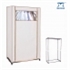 White Assemble Plastic Folding Portable Wardrobe
