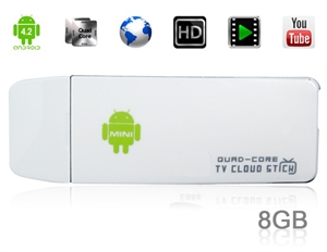 Generation 2 Android 4.2 Cortex-A9 RK3188 Quad-core 1.8GHz Android TV Box with Wi-Fi (8G) 