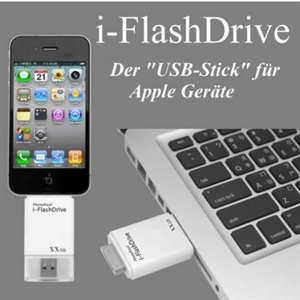 Sanho特別キャンペーン8GBのiFlashDrive、ＵＳＢコネクタとアップル30-ピン・ドック・コネクター の画像