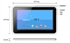 9インチのデュアルコアとHDMIのAndroid4.2タブレットPC の画像