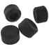 Picture of 4 x ZedLabz concave & convex black silicone XL tall thumb grips for Microsoft Xbox One controller thumb stick thumbstick grip caps