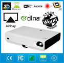 Изображение 120 inch Home Theater Laser LED Hybrid Game Projector TV 2200 ANSI Lumens 3D for XBOX ONE PS4 Wii U AirPlay DLNA Miracast