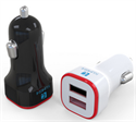 Изображение Compact Quick Charge 30W 4.8Amp Dual Port USB Car Charger QC3.0 Cigarette Charger