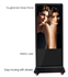 Image de High Resolution Touch Screen Kiosk 47inch Floor Stand With Wheel Android or Win 8 OS