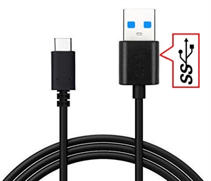 Type C to USB 3.1 10ft 3m for Nintendo Switch Apple Macbook 12 inch Nexus 6P 5X Pixel OnePlus 2 Asus Zen AiO   Black