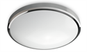 14W/26W Bathroom Flush Ceiling Light Brushed Chrome IP54