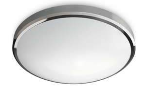 Изображение 14W/26W Bathroom Flush Ceiling Light Brushed Chrome IP54