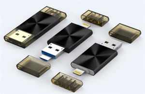 Image de i-Flash Drive USB Memory Stick HD U Disk 3in1 for Android/IOS iPhone PC