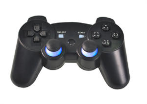 Dual Shock Wired Gamepad Controller Joystick with LED light for PC