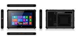 Изображение 8 inch IP65 1D 2D barcode scanner WIFI BT4.0 4G GPS NFC Windows8 android 5.0 smart three anti tablet