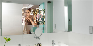 HD Bathroom Waterproof LCD Mirror TV