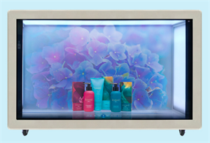 Transparent LCD display Windows Android system Advertising machine の画像
