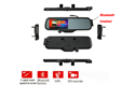 Picture of Gravity sensor 1080p high quality bluetooth GPS android automobiles rearview mirror