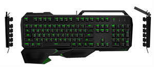 Изображение USB Wired Illuminated Multimedia Mechanical Gaming keyboard