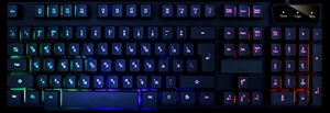 Image de Gaming Keyboard Metal bottom cover USB Wired Backlight Keyboard