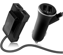 4 Ports USB Car Charger with Extending USB HUB for Front and Backseat charging