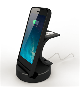 Изображение Desktop Charger Stand Docking Station Sync Dock Charge Cradle for Apple Watch iPhone 6