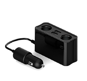 Car Cigarette Lighter Power Socket Charger Adapter Dual USB Port の画像