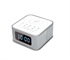 Qi bluetooth speaker alarm clock with FM radio LED display の画像