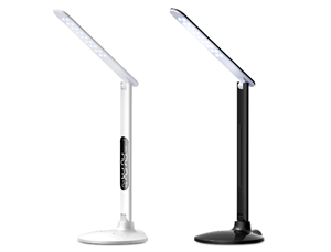 LED reading lamp touch dimmer five-speed digital multi-function folding eye lamp 10W calendar