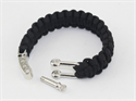 Picture of U-shaped Stainless Steel Outdoor Camping Survival Bracelet Adjustable Buckle