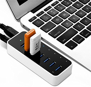 Picture of 7-Port USB 3.0 Hub With BC 1.2 Charging Port 