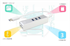 3 Port Aluminum USB 3.0 Hub With SD Card Reader