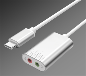 Изображение Type-C USB-C to External Stereo Sound Aluminum Converter