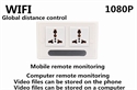 Image de Remote WiFi Remote Control Smart Power 1080P HD Power Switch Spy Camera