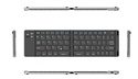 Изображение Foldable Aluminum Alloy Stent Bluetooth keyboard Support Android Windows ISO