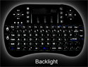 Image de Backlit Keyboard Rii i8  2.4Ghz Wireless English Keyboard with Touchpad Backlight for Mini PC  Smart TV  Android TV Box  PC
